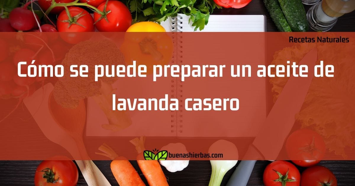 Cómo se puede preparar un aceite de lavanda casero