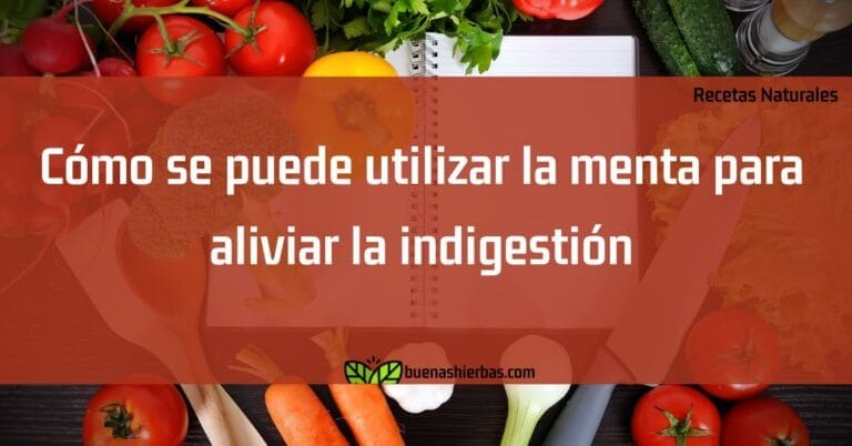 Cómo se puede utilizar la menta para aliviar la indigestión