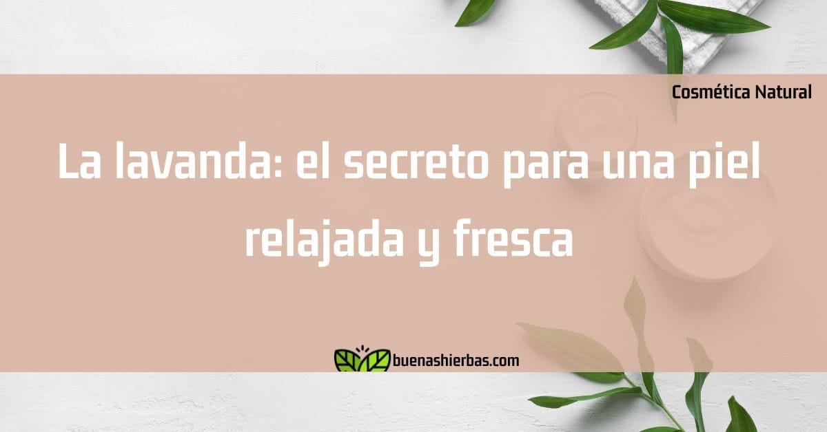 La lavanda: el secreto para una piel relajada y fresca